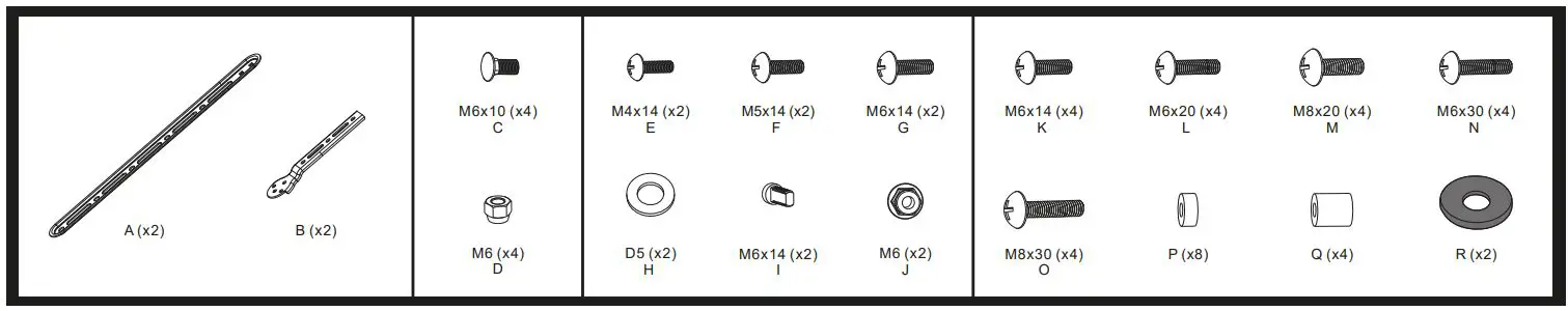 SOUNDBAR BRACKET Soundbar Universal Extra Slim Mount Installation Guide - Need Accessories