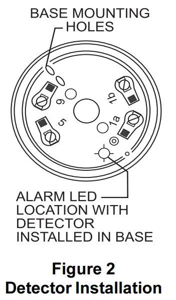 SIEMENS ILI 1AH Smoke and Fire Detector - Detector Installation