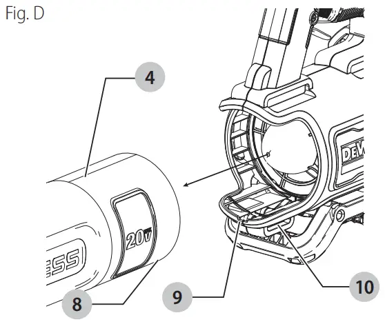 DeWALT DCBL722 - Fig. D