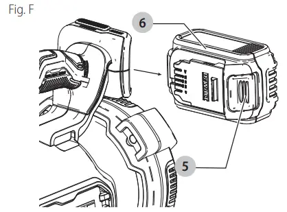 DeWALT DCBL722 - Proper Hand Position