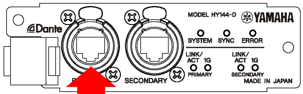 YAMAHA HY144-D Rivage High Capacity I O Card Dante Sample Rate Conversion - figure 9