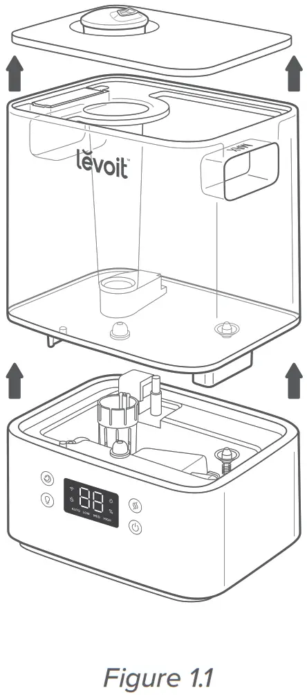 levoit Classic 300S Smart Ultrasonic Top-Fill Cool Mist Humidifier - GETTING STARTED