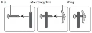 mounting plate's hook