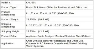 FIG 7 SPECIFICATIONS
