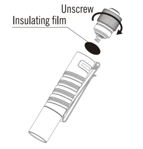 OLIGHT i5T EOS Titanium Damascus - fig