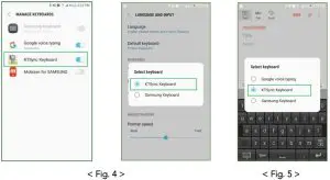 FIG 6 Using KTSync Keyboard