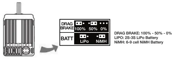 READY POWER SC400X 29199 Brushed Crawler ESC-Drag brake
