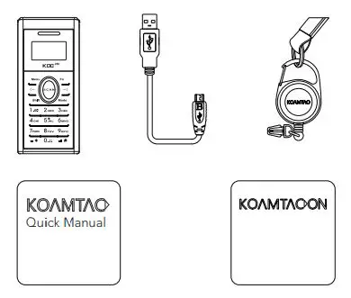 KOAMTAC KDC350 2D Wireless Barcode Scanner User Guide - What’s in the Box