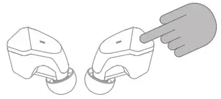 final FI-ZE3DPLTW Bluetooth Earphone - Turning ON the Earphones 2