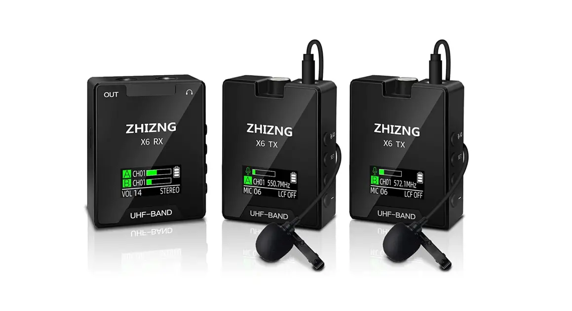 Zhizng X6 Rx Professional Wireless Video Recording Microphone User Manual Zhizng X6 Rx Professional Wireless Video Recording Microphone User Manual