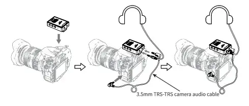 ZHIZNG X6 RX Professional Wireless Video Recording Microphone- Recever