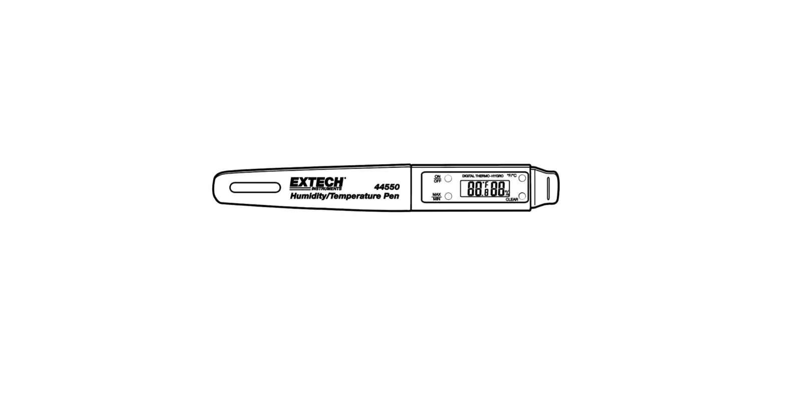 Extech 44550 Humidity / Temperature Pen User Manual Extech 44550 Humidity / Temperature Pen User Manual