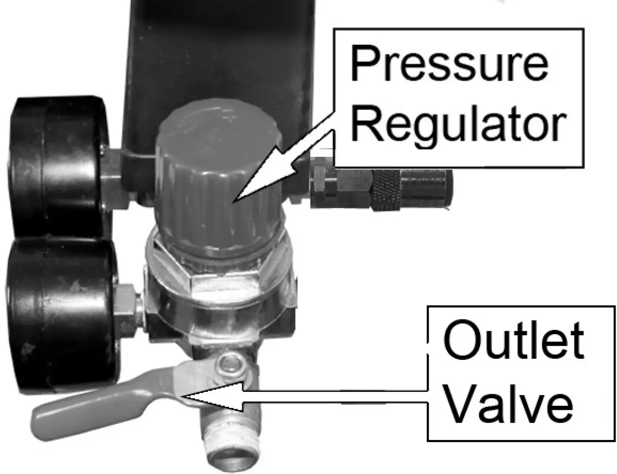SET THE OUTPUT PRESSURE