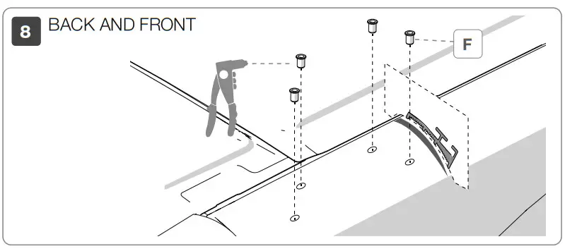 FIAMMA F45s 260 Awning for VW Ts5 and T6 with Deep Black Case - BACK AND FRONT
