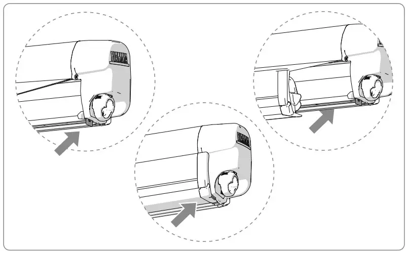 FIAMMA F45s 260 Awning for VW Ts5 and T6 with Deep Black Case - fig 12