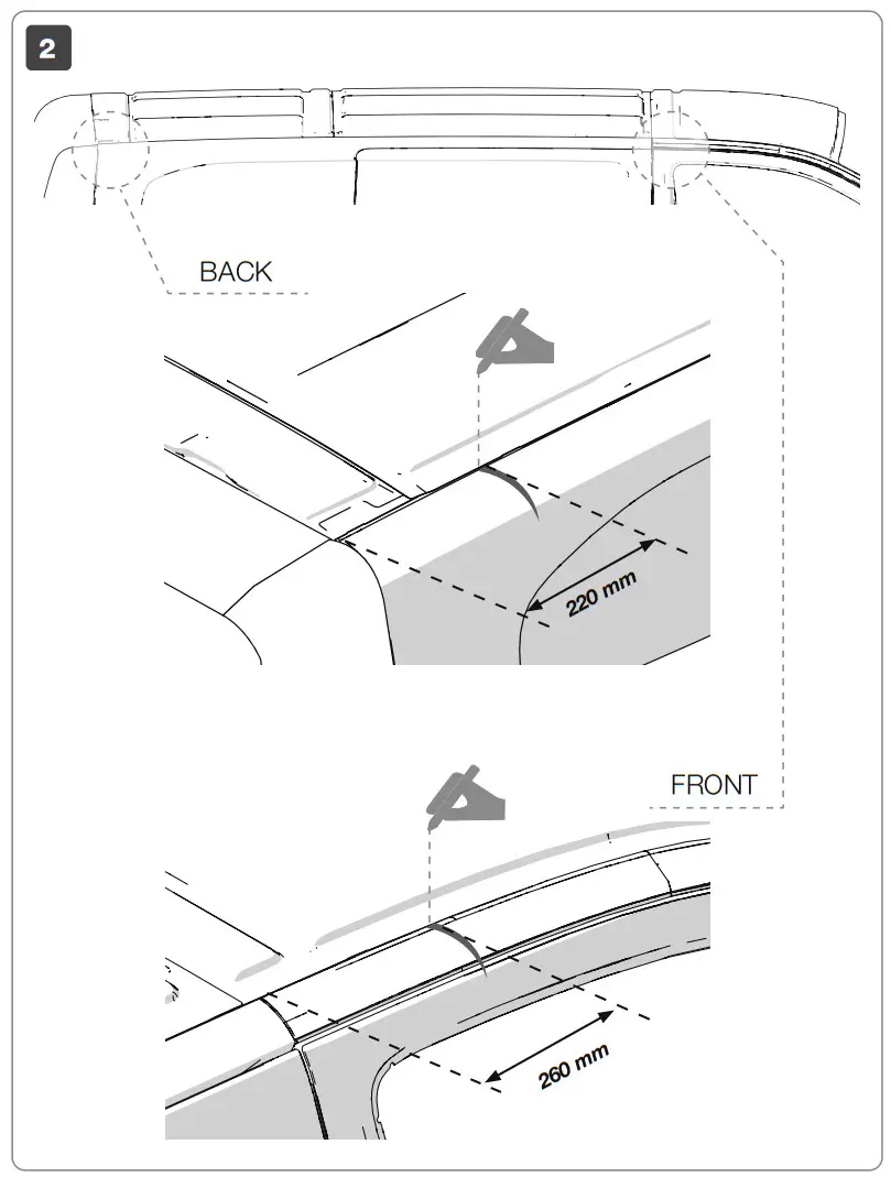 FIAMMA F45s 260 Awning for VW Ts5 and T6 with Deep Black Case - fig 4