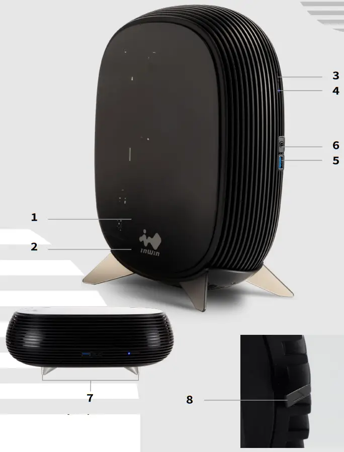 InWin B1 Mini ITX Chassis - Case Structure 1