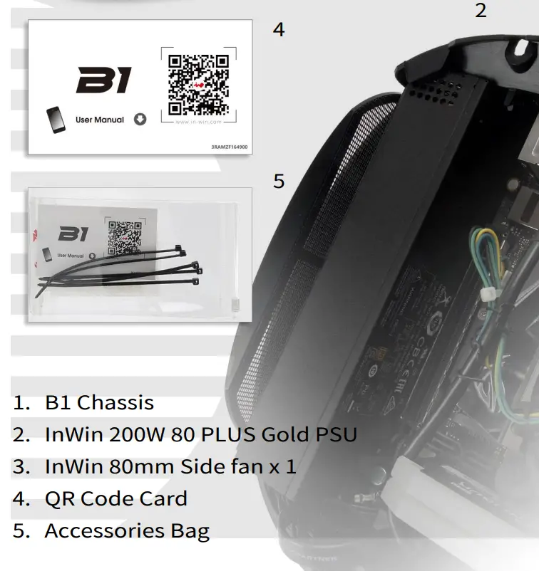 InWin B1 Mini ITX Chassis - fig 2