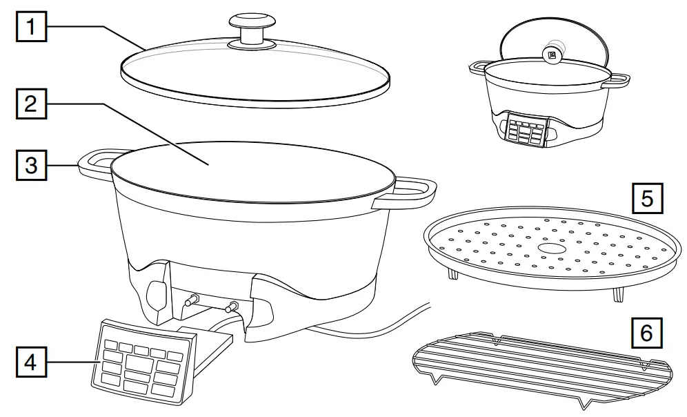 Russell Hobbs RHMC30 Digital Multi Cooker - FEATURES