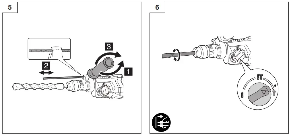 HiKOKI DH26PMC Rotary Hammers- 4