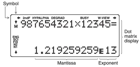 SHARP EL W531X Scientific Calculator - fig
