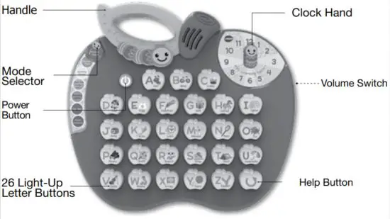 vtech 80-139060 ABC Learning Apple - figure 1