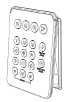 alula RE663 LED Keypad FIG 1