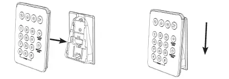 alula RE663 LED Keypad FIG 9