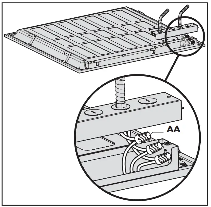 e-conolight E TFP50B 24U35W LED Backlit Panel - screw 2