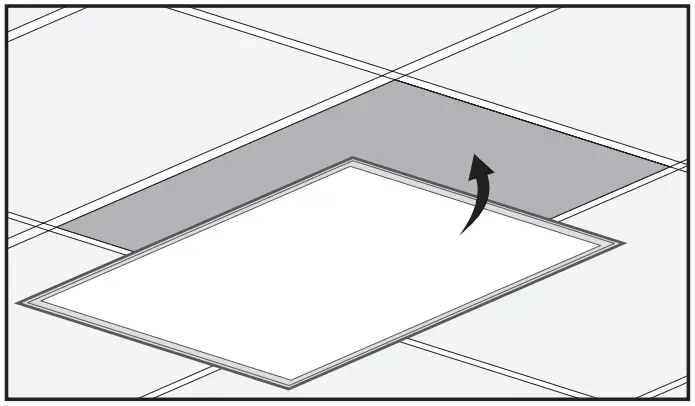 e-conolight E TFP50B 24U35W LED Backlit Panel - screw 5