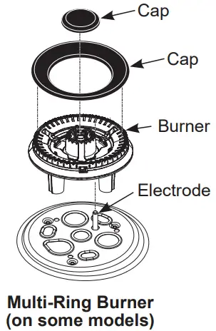 GE Profile PCGS960YPFS Double Oven Gas Ranges - Multi Ring Burner