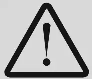 Explanation of warning symbols