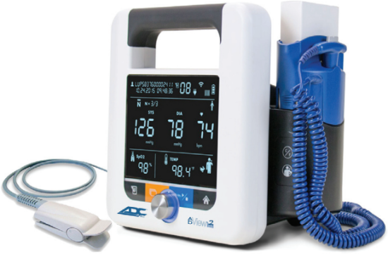 ADC 9005BP ADView 2 Modular Diagnostic Vital Signs Monitoring Station