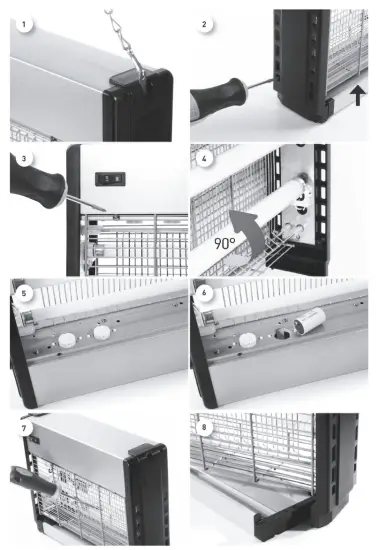 HENDI 270158 High Voltage Insect Killer - Fig3
