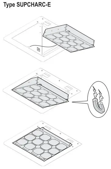 AEG Island Cooker Hood - Regenerable carbon filter
