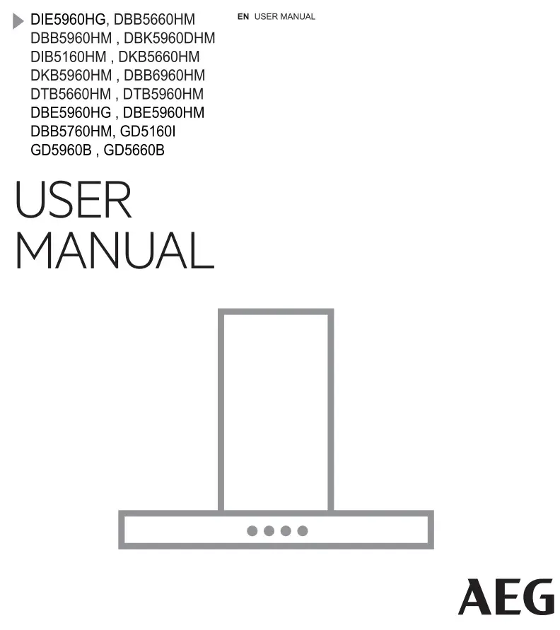 Aeg Island Cooker Hood User Manual