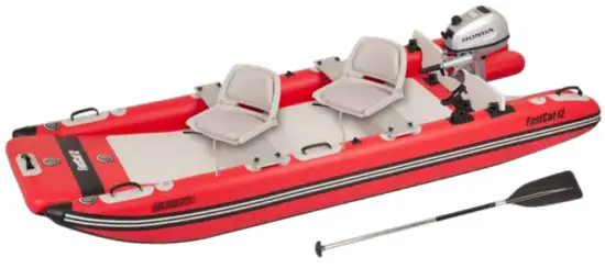 SEA EAGLE FastCat12 Inflatable Catamaran Boat Deluxe Package