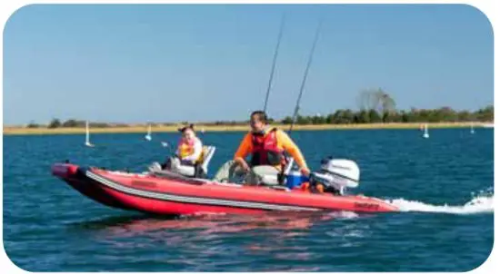 SEA EAGLE FastCat12 Inflatable Catamaran Boat Deluxe Package - Board