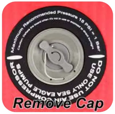 SEA EAGLE FastCat12 Inflatable Catamaran Boat Deluxe Package - cap