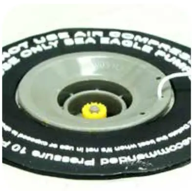 SEA EAGLE FastCat12 Inflatable Catamaran Boat Deluxe Package - push down on