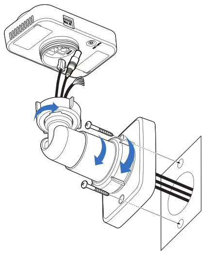 Cpro Electronics NST8 22 R 2M HD IP Indoor PIR Cube Camera - Installation