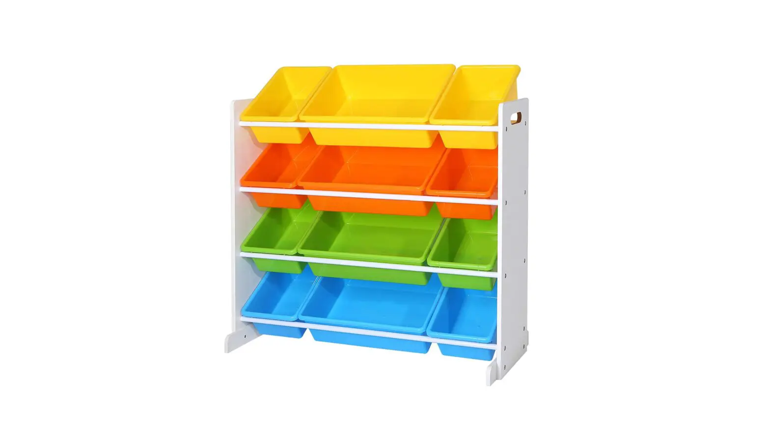 Humblecrew W070526 Ladder Toy Organizer With 12 Storage Bins User Manual