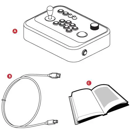 ATARI 300855 Single Player USB Fightstick-1