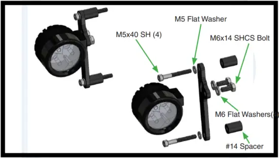 clearwater LIGHTS BMW G310R Darla LED Light Kit - 5