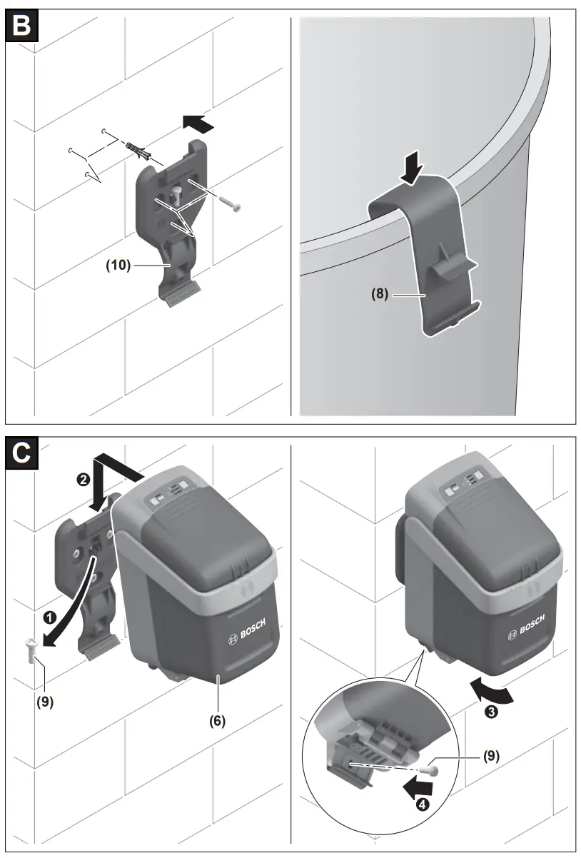 BOSCH BOGP18G 18V 2000 Garden Pump - fig 1