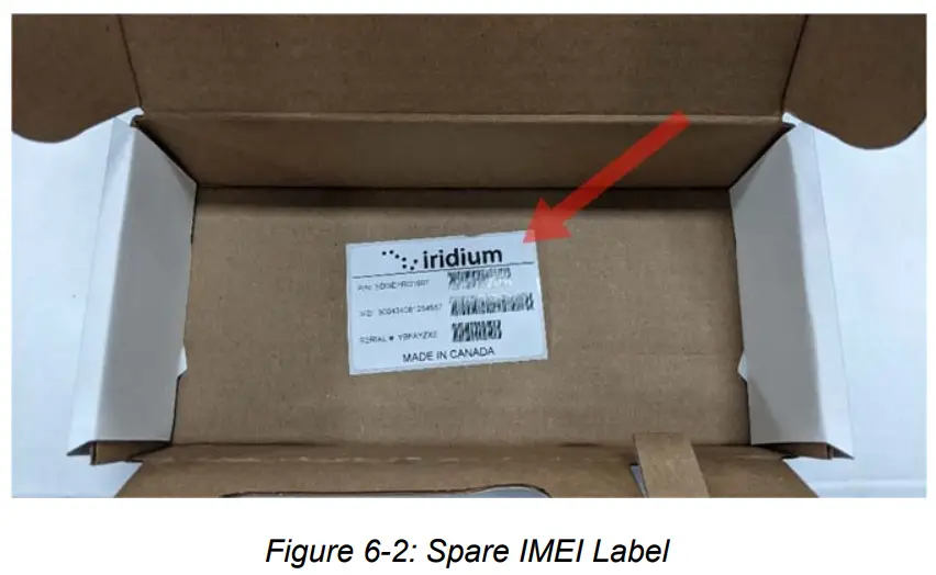 Iridium 9690 Edge Pro Standalone satellite device - IMEI Recording 2