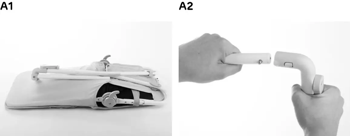 Kinderkraft FELIO Reclined Cradle Overview 1