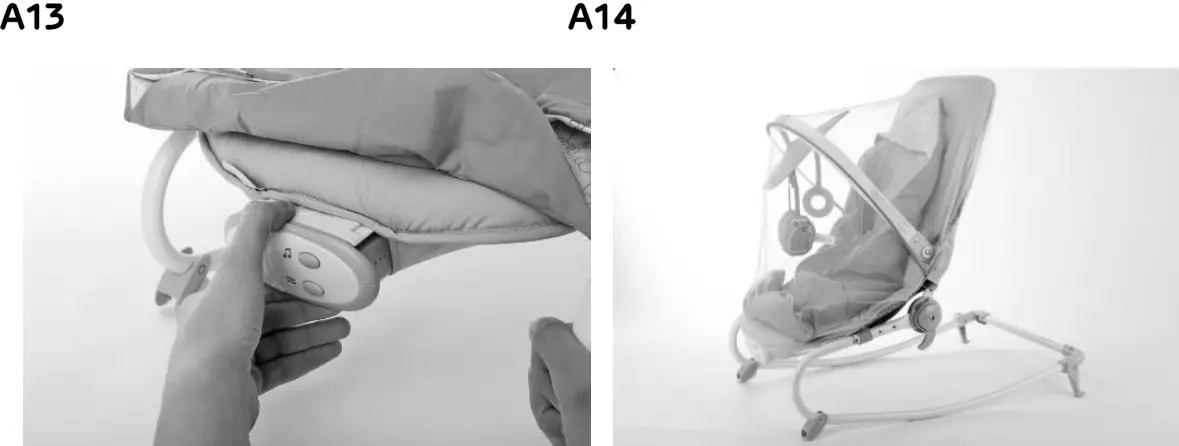 Kinderkraft FELIO Reclined Cradle Overview 7