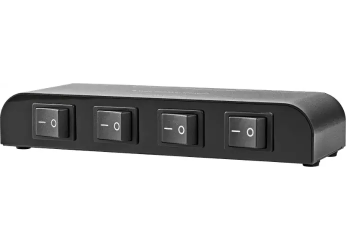 Nedis Aswi2604bk 4-way Speaker Switch Box User Manual