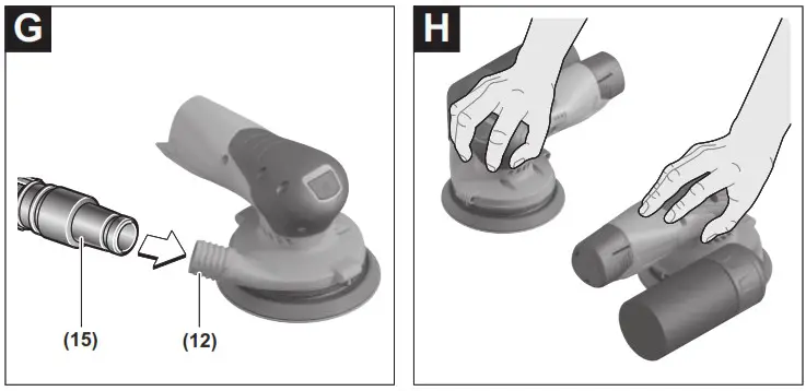 BOSCH GEX 12V 125 Professional Cordless Random Orbit Sander - overview 4